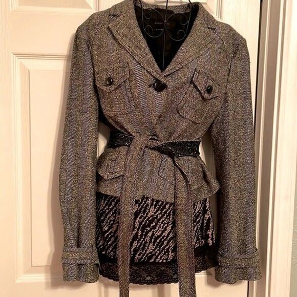 bcbg Max Azria Women's Cropped Tweed Jacket - Picture 1 of 5